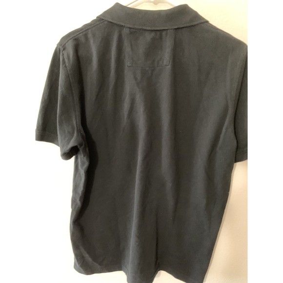 Banana Republic Factory Black Organic Cotton Slim Fit Pique Polo Size S - Picture 4 of 6
